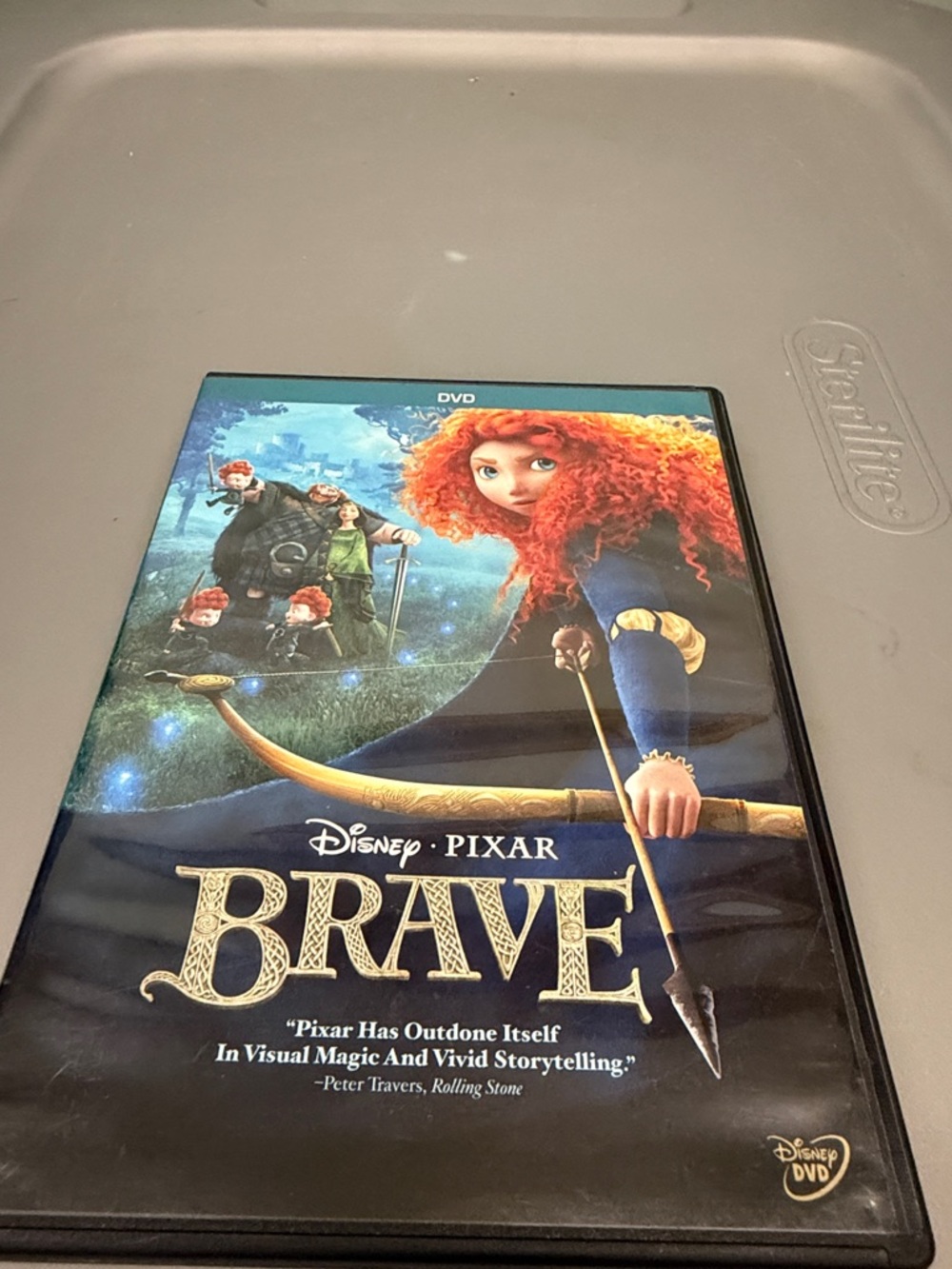 Disney Pixar Brave DVD - Red, Blue, Gold Artwork